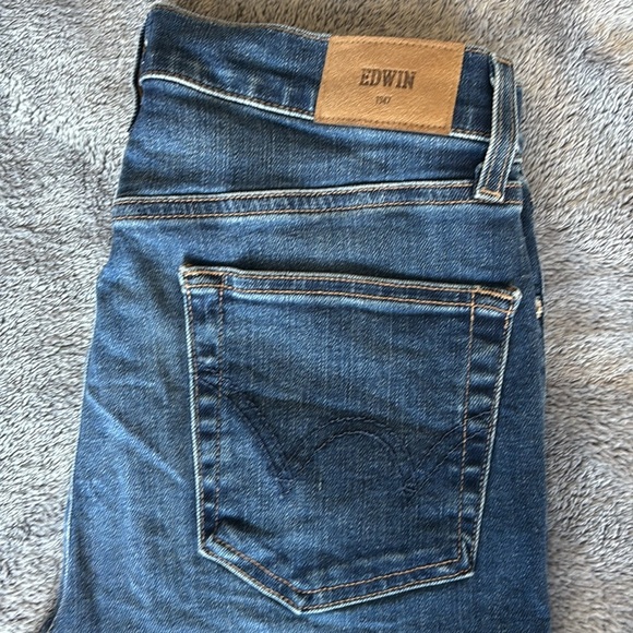 Edwin Bree Straight Jeans in Dejablue Size 27 - Picture 9 of 9